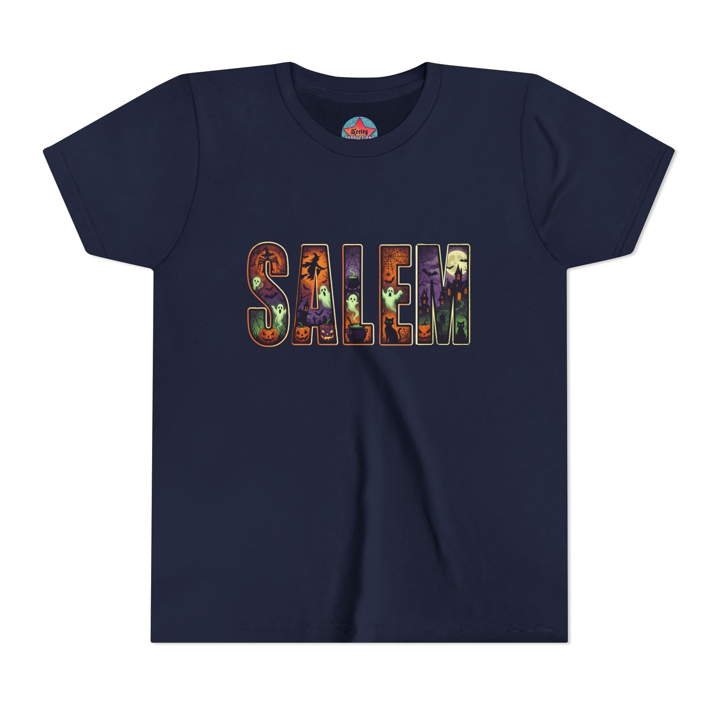 SALEM SPOOKY Youth Short Sleeve Tshirt (More Colors)