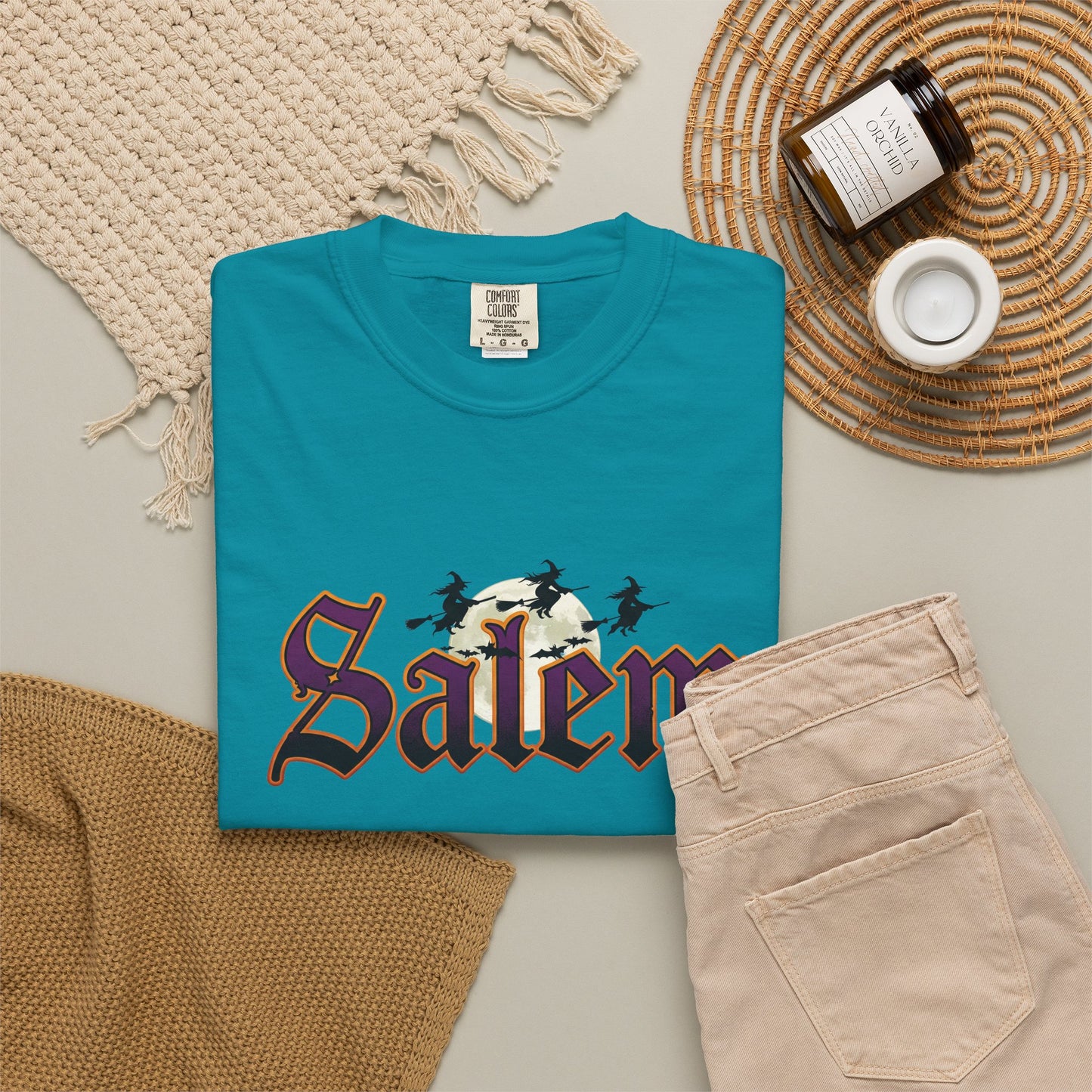 SALEM WTICHES Unisex Garment-Dyed T-shirt