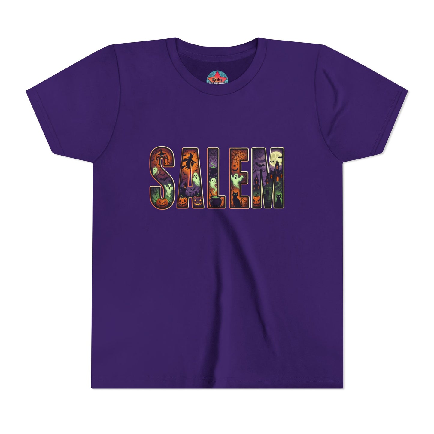 SALEM SPOOKY Youth Short Sleeve Tshirt (More Colors)