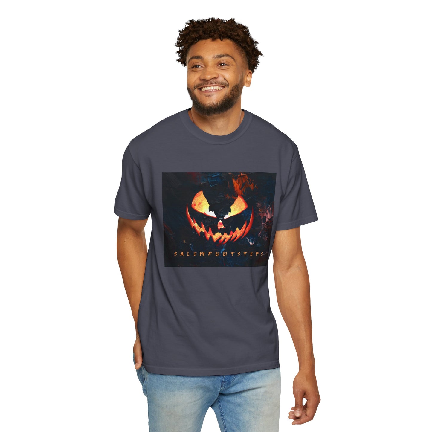 MIDNIGHT PUMPKIN Unisex Garment-Dyed T-shirt