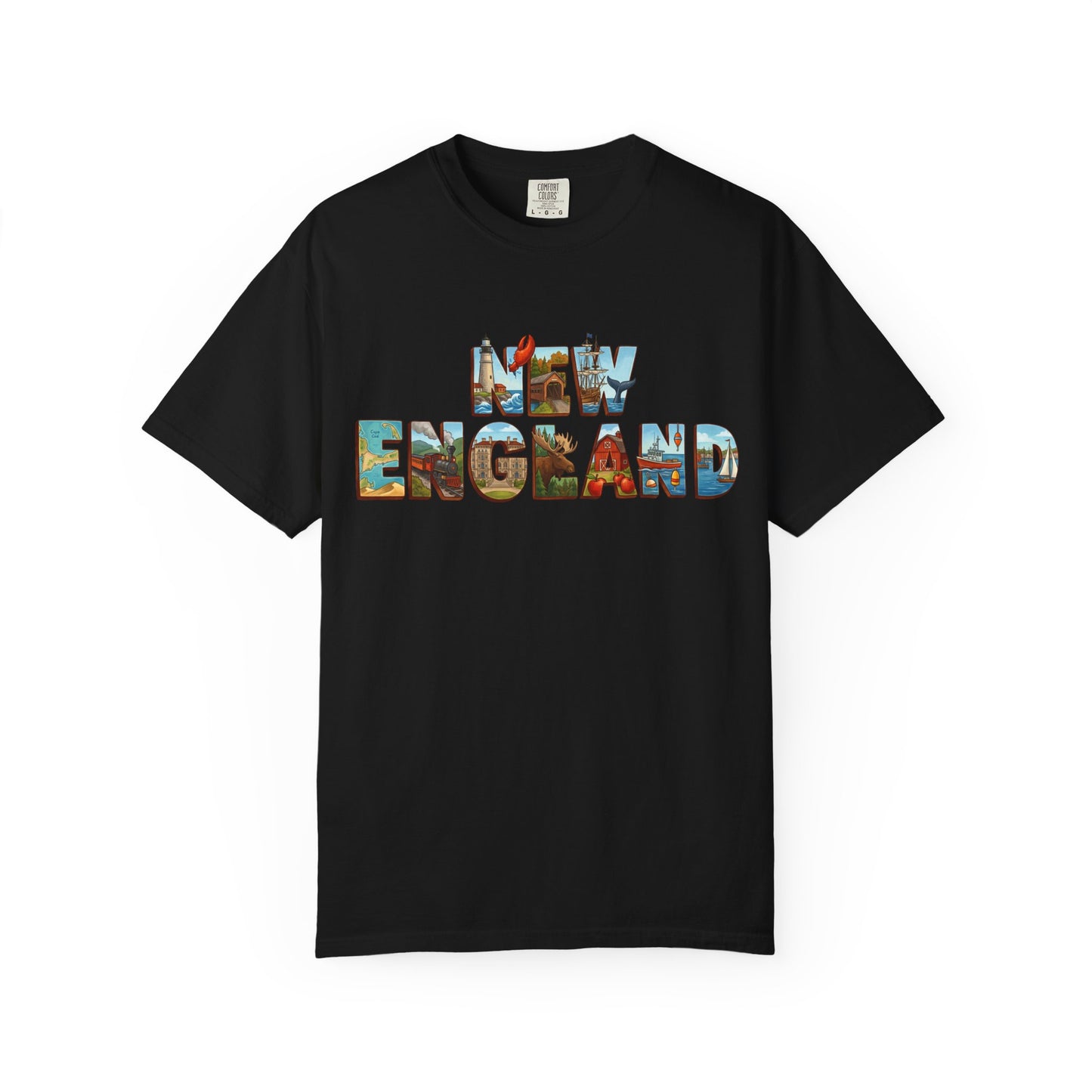 NEW ENGLAND Unisex Garment-Dyed T-shirt
