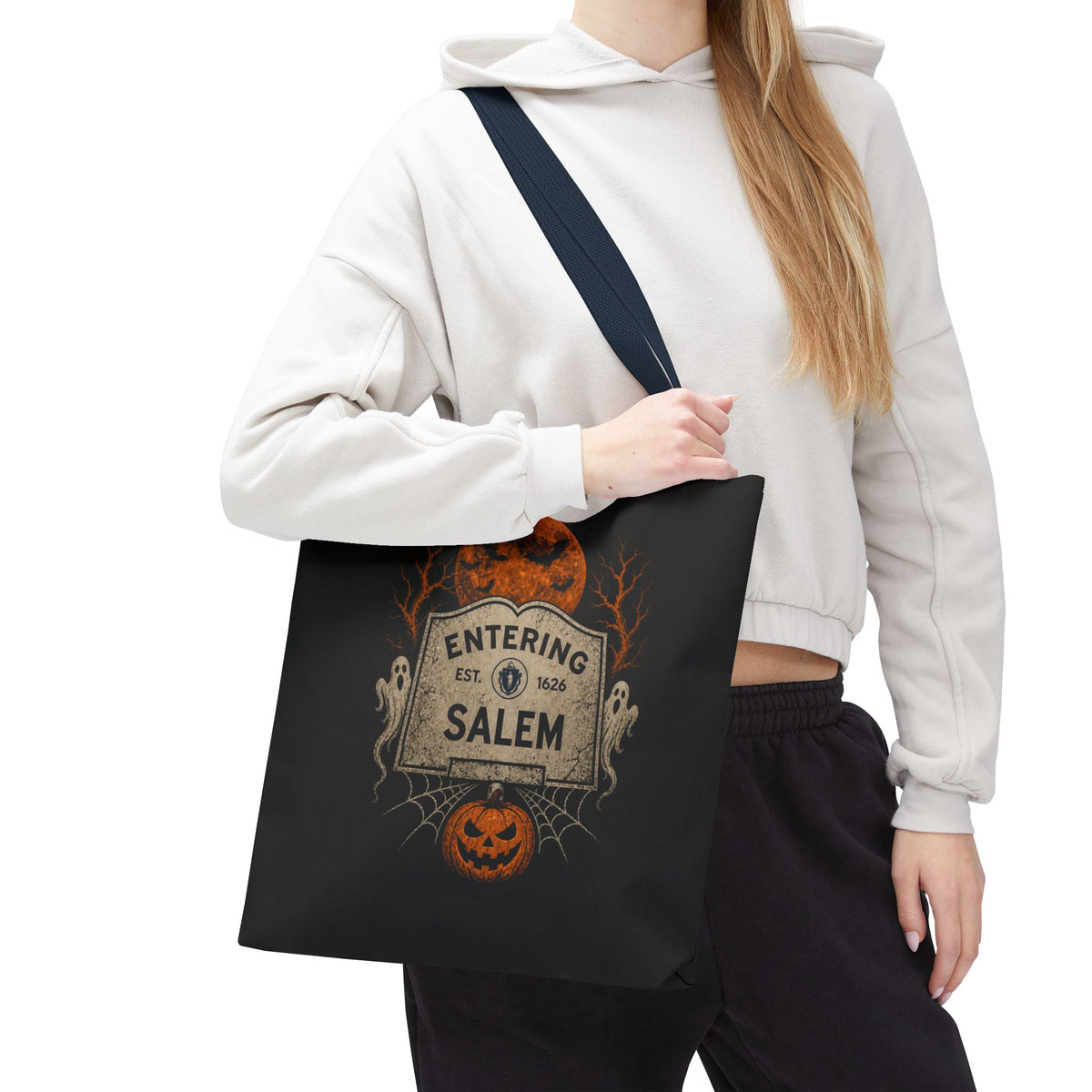 Halloween Entering Salem Tote Bag (AOP)