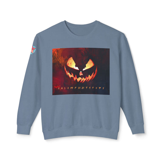 SUNSET HALLOWEEN Unisex Lightweight Crewneck Sweatshirt