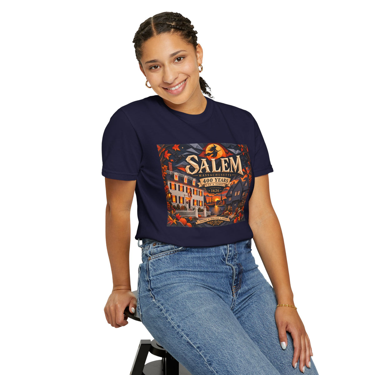 Salem 400 Forever - Unisex Garment-Dyed T-shirt