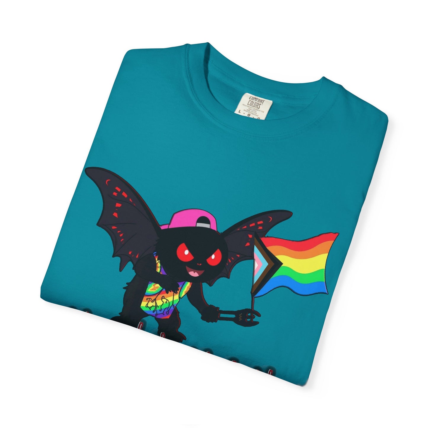 Limited Release Pride Mothman - Unisex Garment-Dyed T-shirt