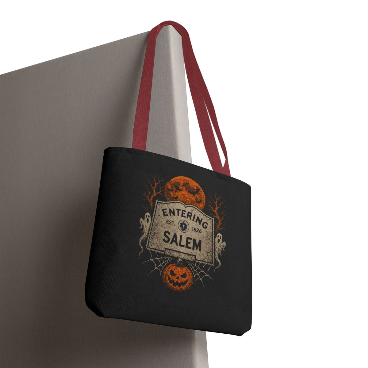 Halloween Entering Salem Tote Bag (AOP)