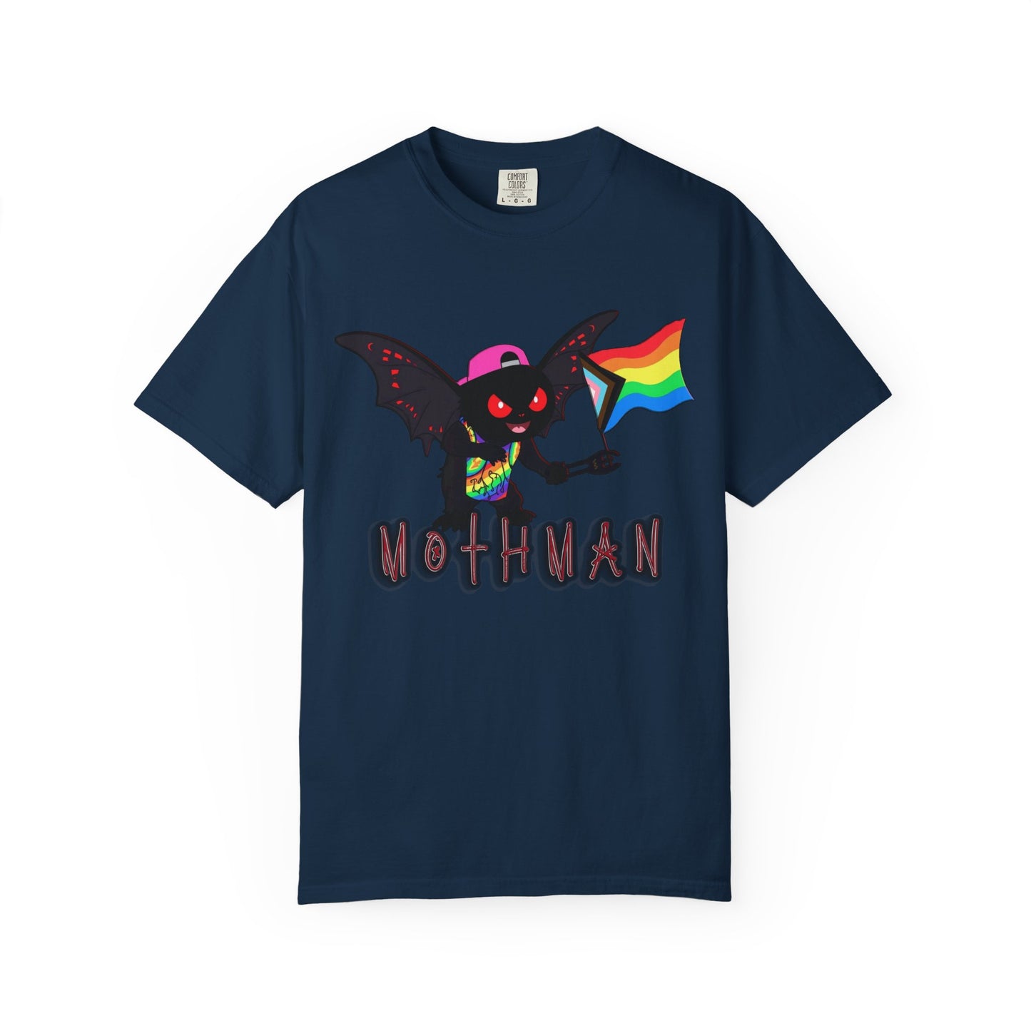 Limited Release Pride Mothman - Unisex Garment-Dyed T-shirt