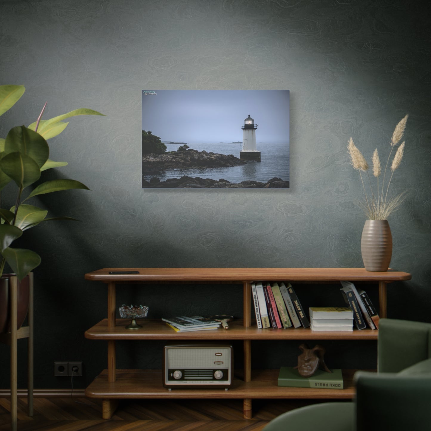 Winter Island Light - Matte Canvas, Stretched, 1.25"