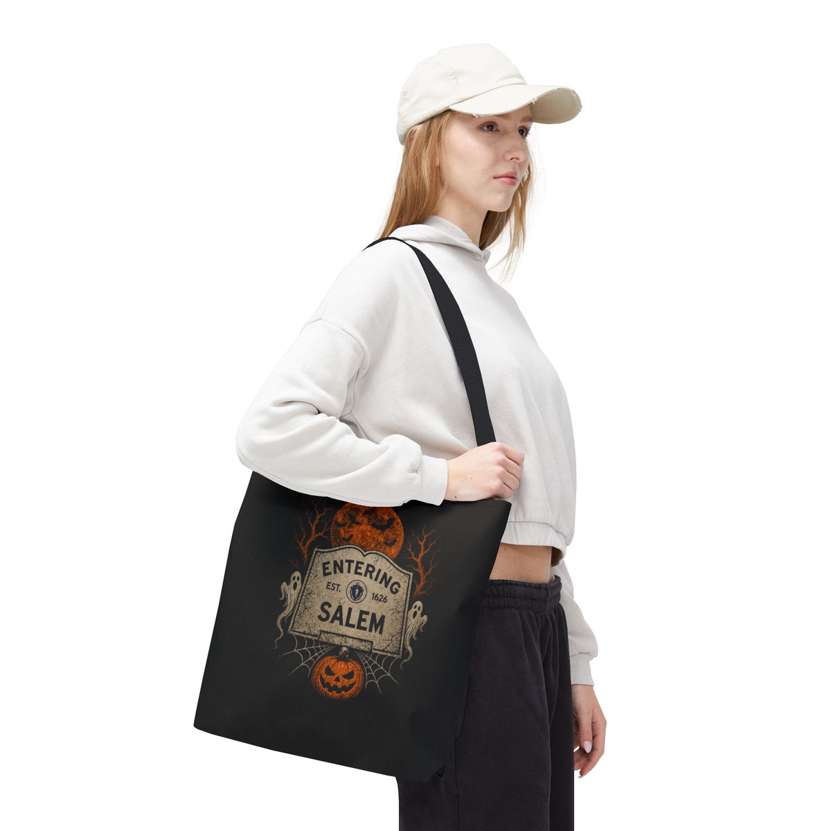 Halloween Entering Salem Tote Bag (AOP)