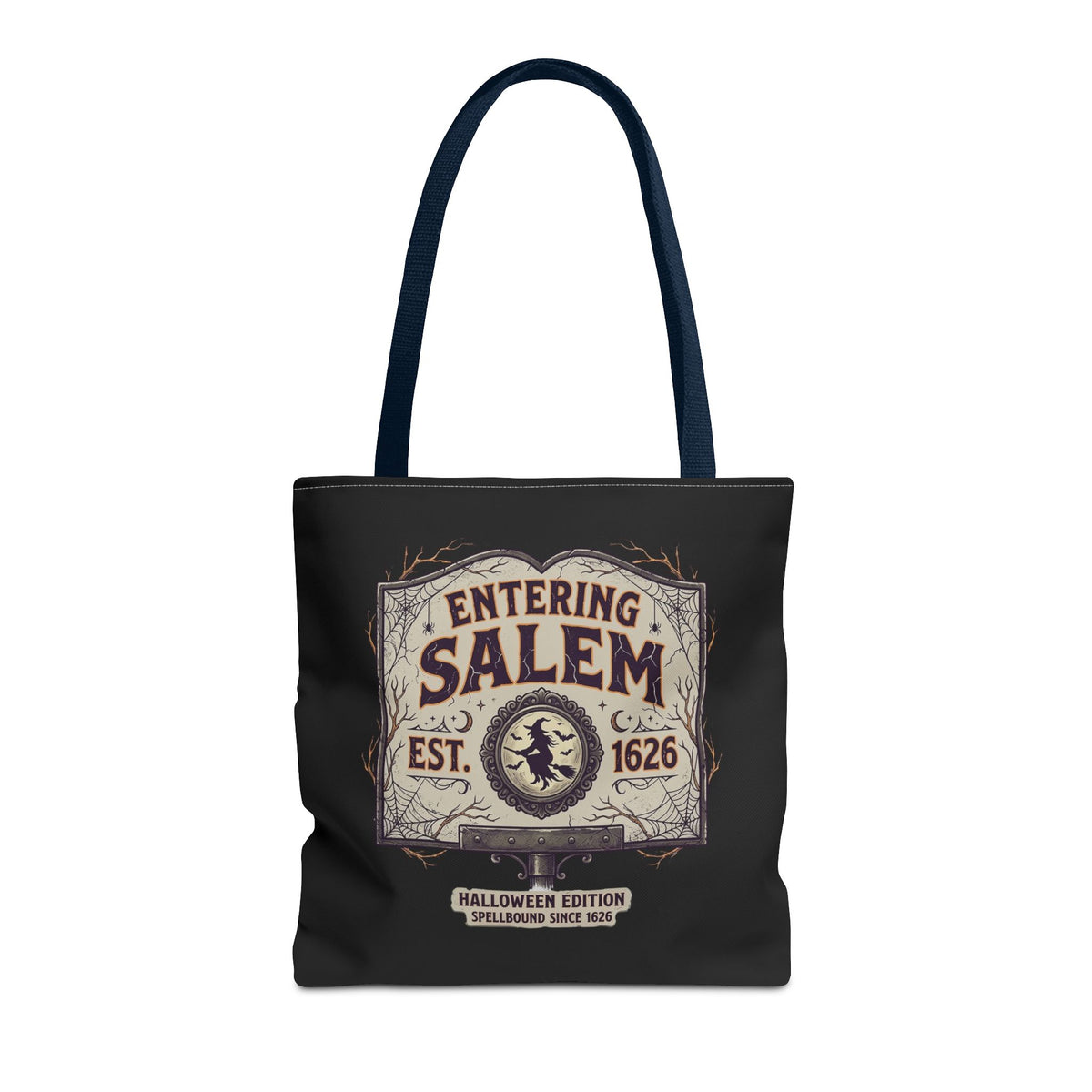 Spooky Entering Salem Tote Bag (AOP)