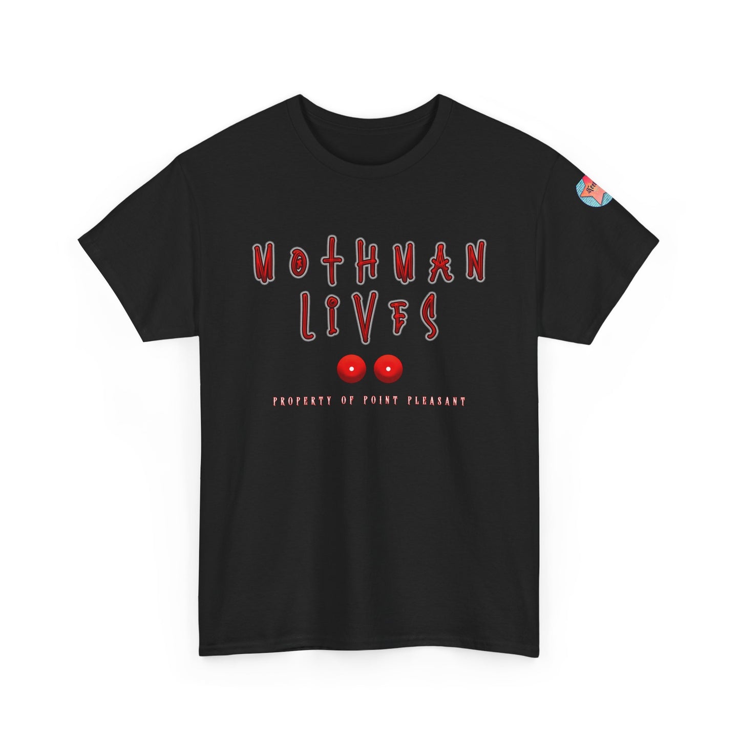 MOTHMAN LIVES Unisex Heavy Cotton Tee