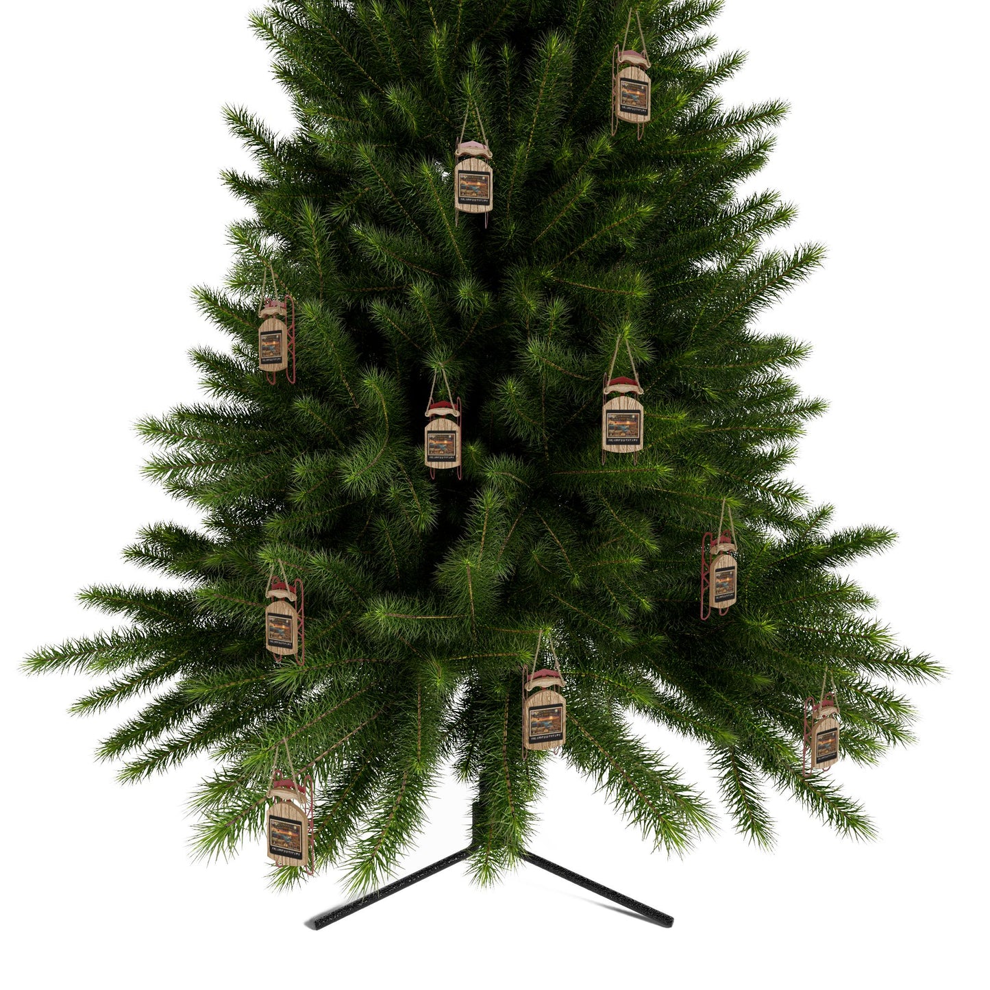 SALEM 400 Sled Ornaments
