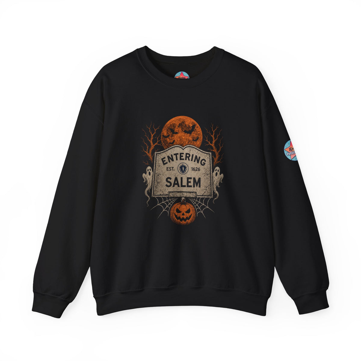 Halloween Entering Salem Unisex Heavy Blend™ Crewneck Sweatshirt