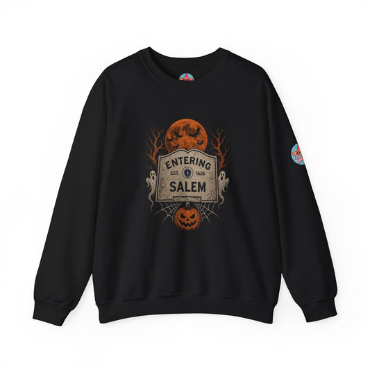 Halloween Entering Salem Unisex Heavy Blend™ Crewneck Sweatshirt