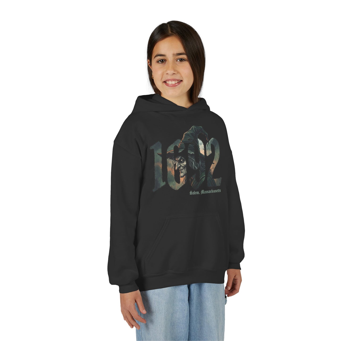 1692 WITCH Youth Heavy Blend Hooded Sweatshirt