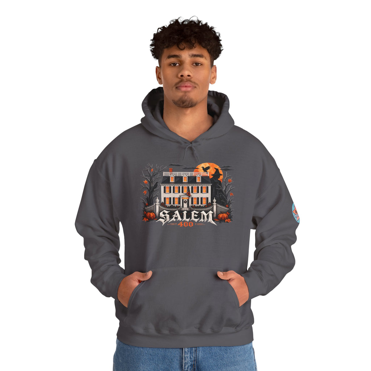 Salem 400 Ropes Mansion - Unisex Heavy Blend™ Hooded Sweatshirt