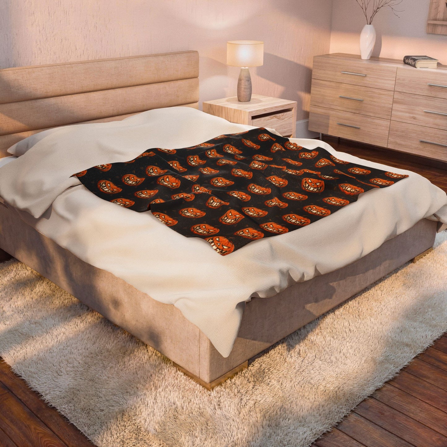 SALEM SMILE Velveteen Plush Blanket