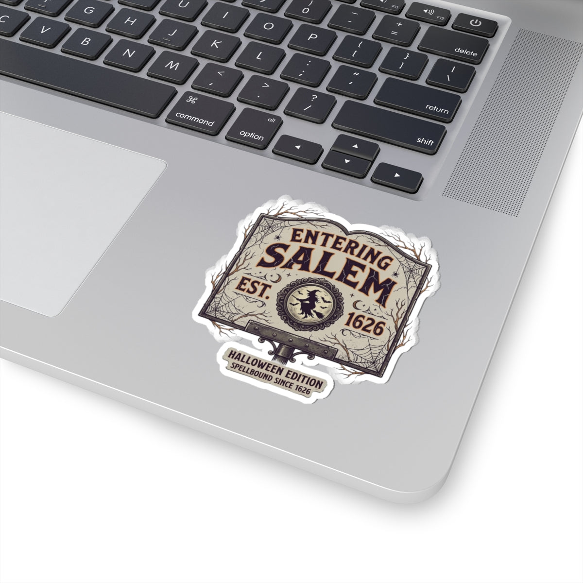 Spooky Entering Salem Kiss-Cut Stickers