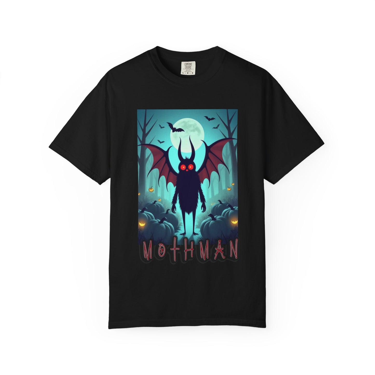 Forest Mothman Unisex Garment-Dyed T-shirt
