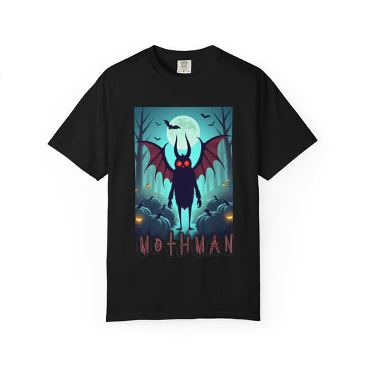 Forest Mothman Unisex Garment-Dyed T-shirt
