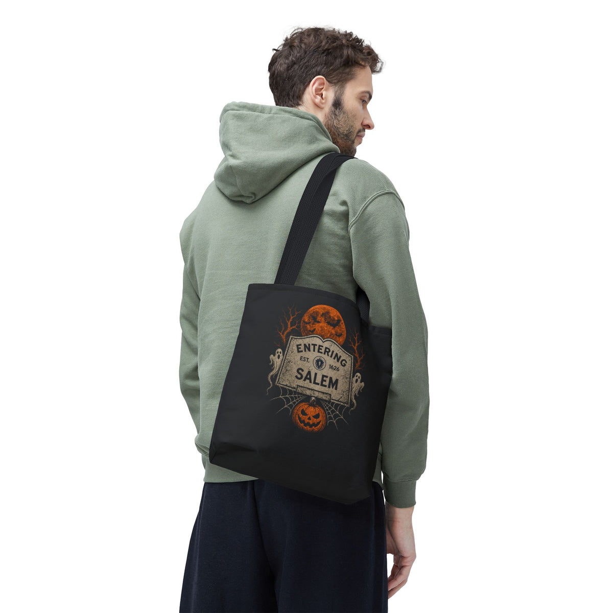 Halloween Entering Salem Tote Bag (AOP)