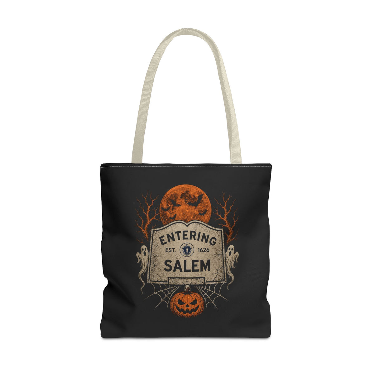 Halloween Entering Salem Tote Bag (AOP)