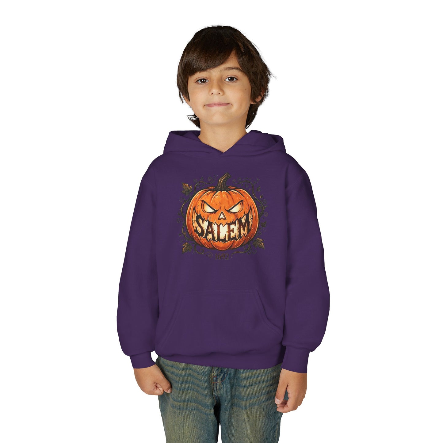 SALEM SMILE Youth Heavy Blend Hooded Sweatshirt