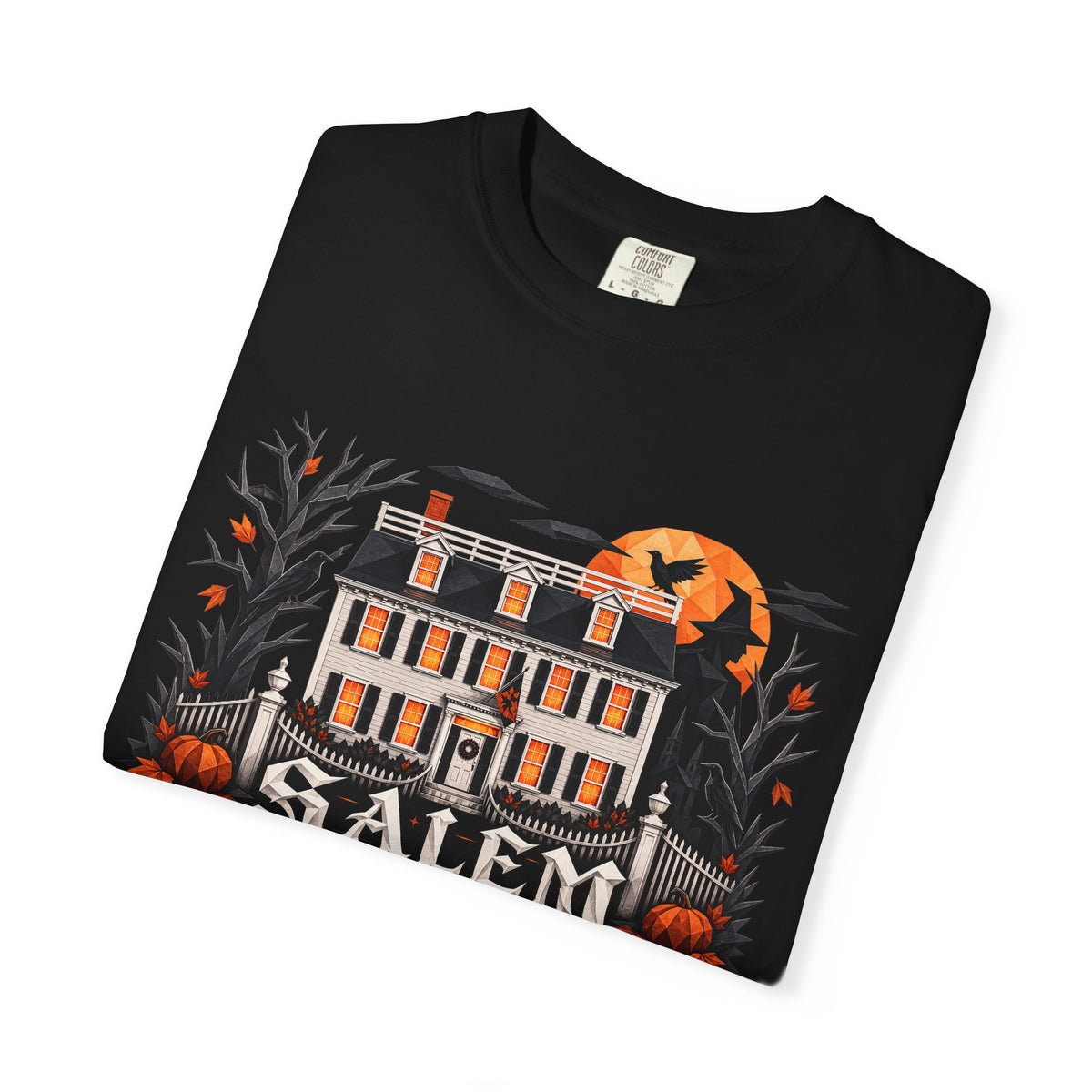Salem 400 Ropes Mansion - Unisex Garment-Dyed T-shirt