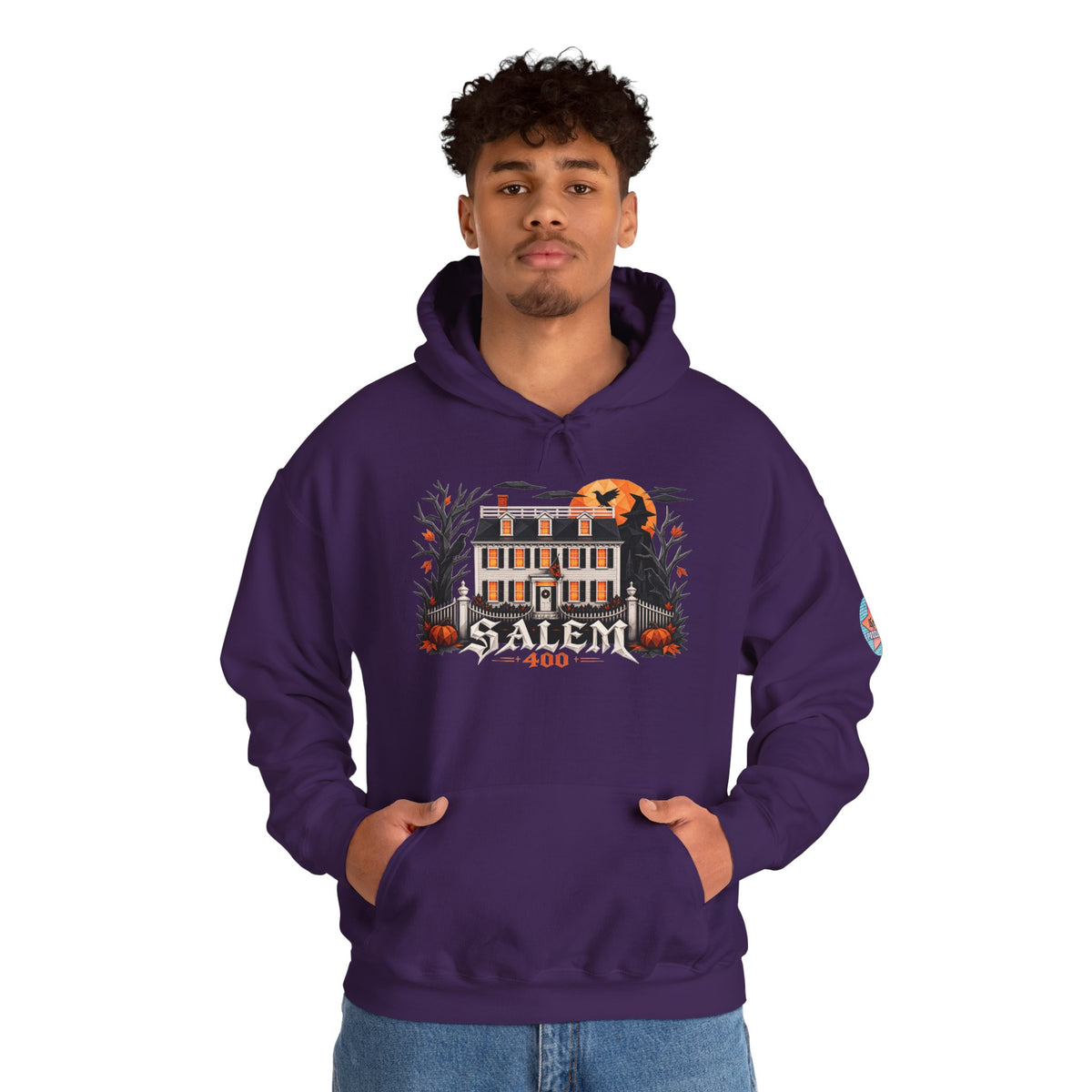 Salem 400 Ropes Mansion - Unisex Heavy Blend™ Hooded Sweatshirt