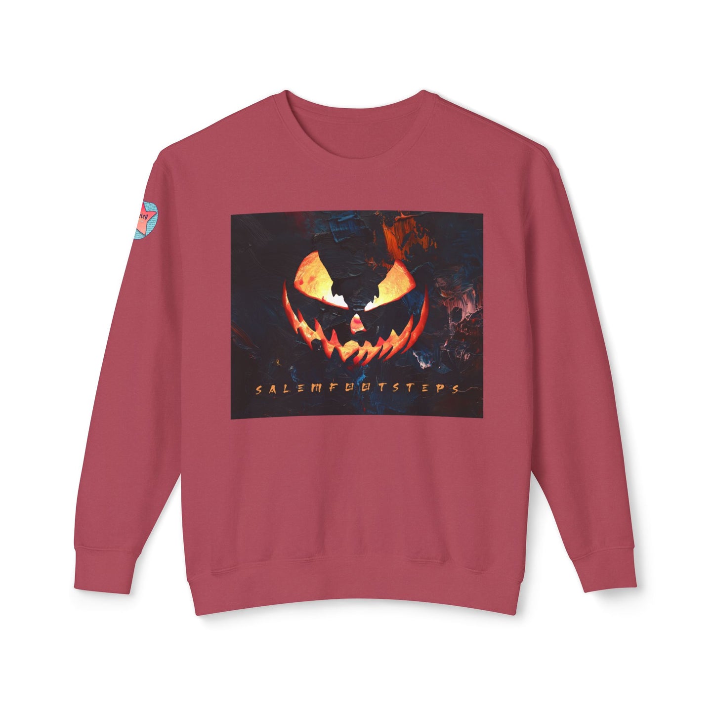 MIDNIGHT HALLOWEEN Unisex Lightweight Crewneck Sweatshirt