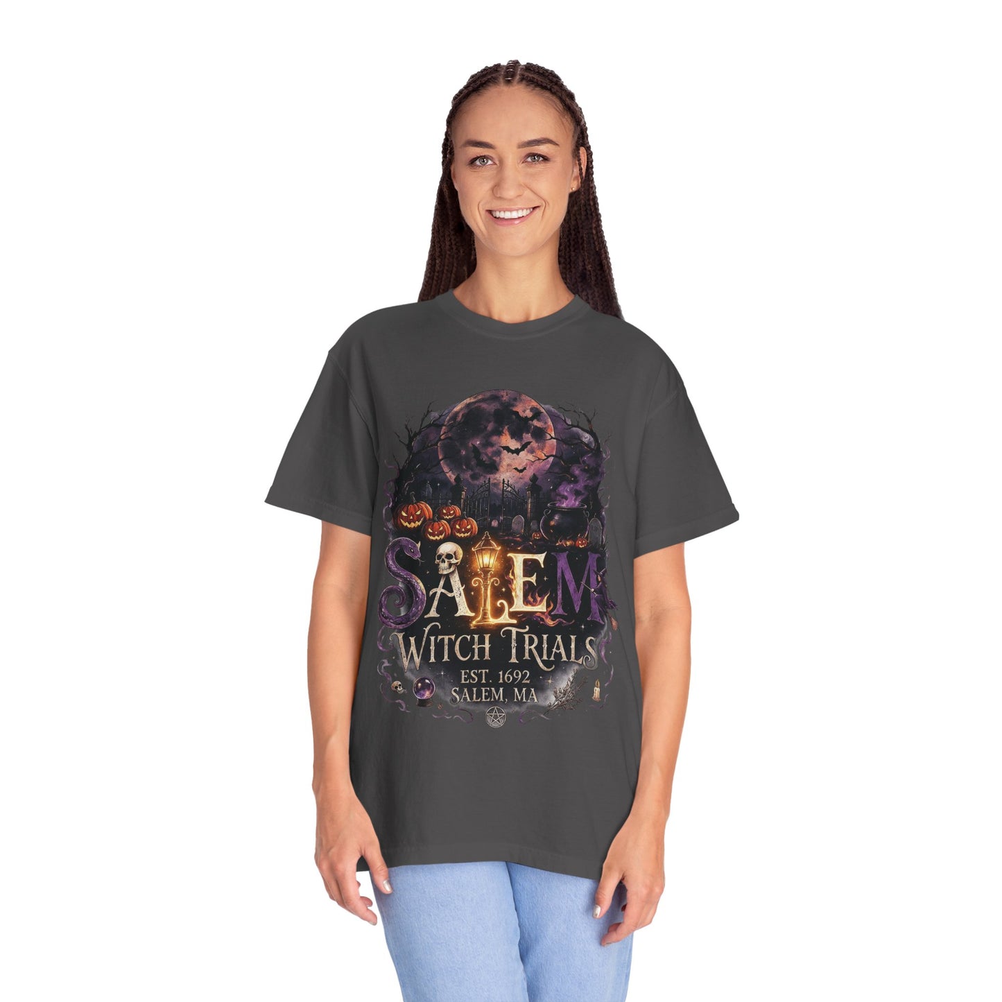 SALEM WITCH TRIALS Unisex Garment-Dyed T-shirt