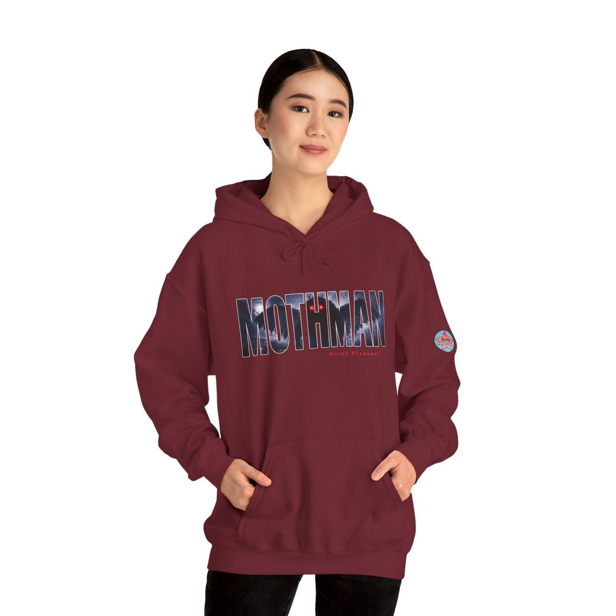 MOTHMAN LURKS Unisex Heavy Blend™ Hooded Sweatshirt