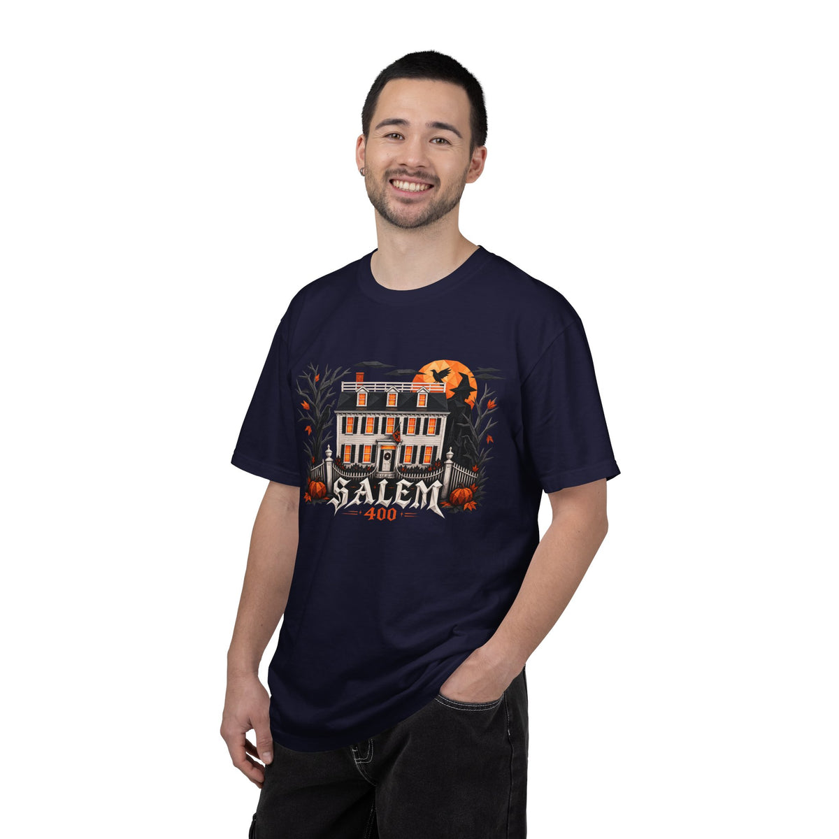 Salem 400 Ropes Mansion - Unisex Garment-Dyed T-shirt