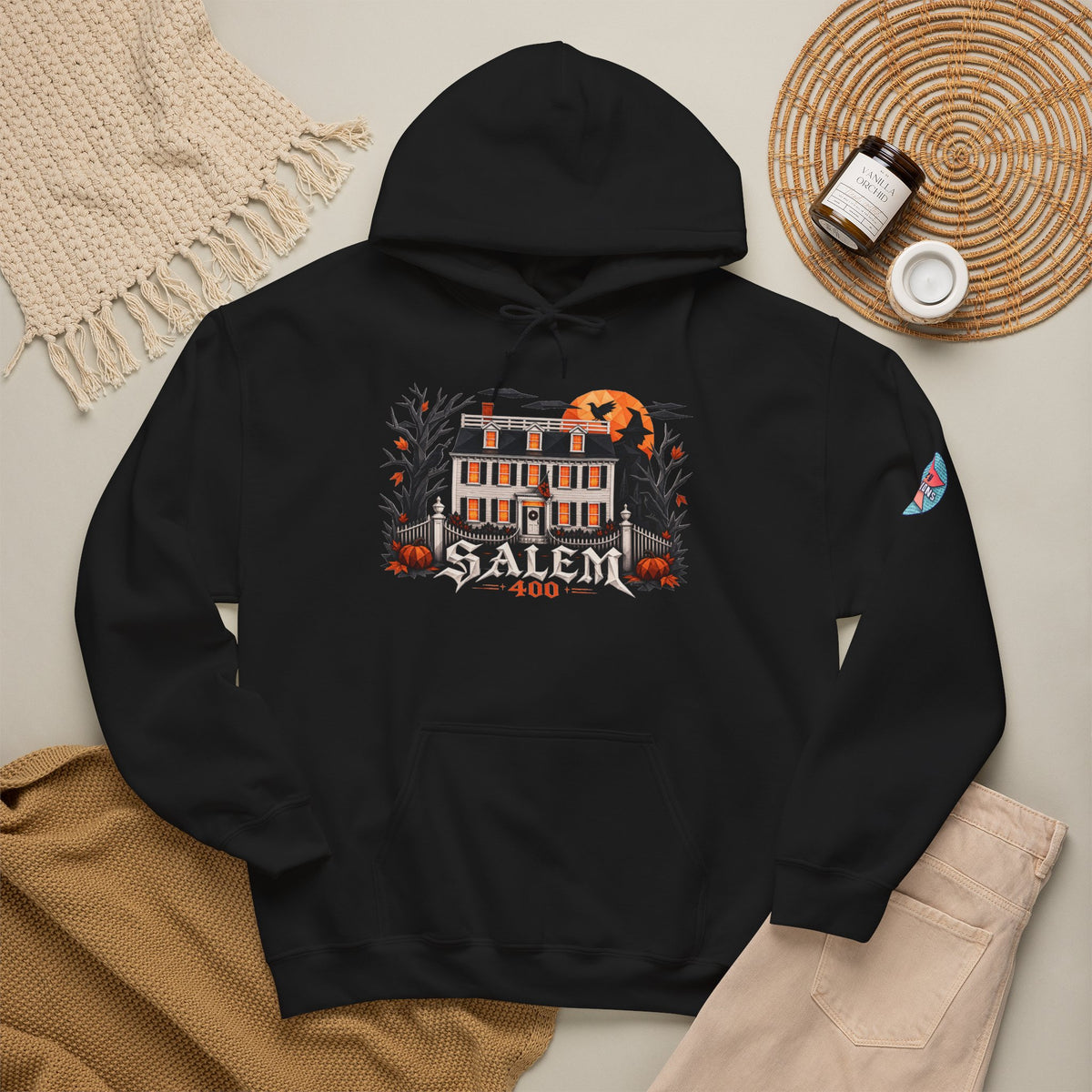 Salem 400 Ropes Mansion - Unisex Heavy Blend™ Hooded Sweatshirt