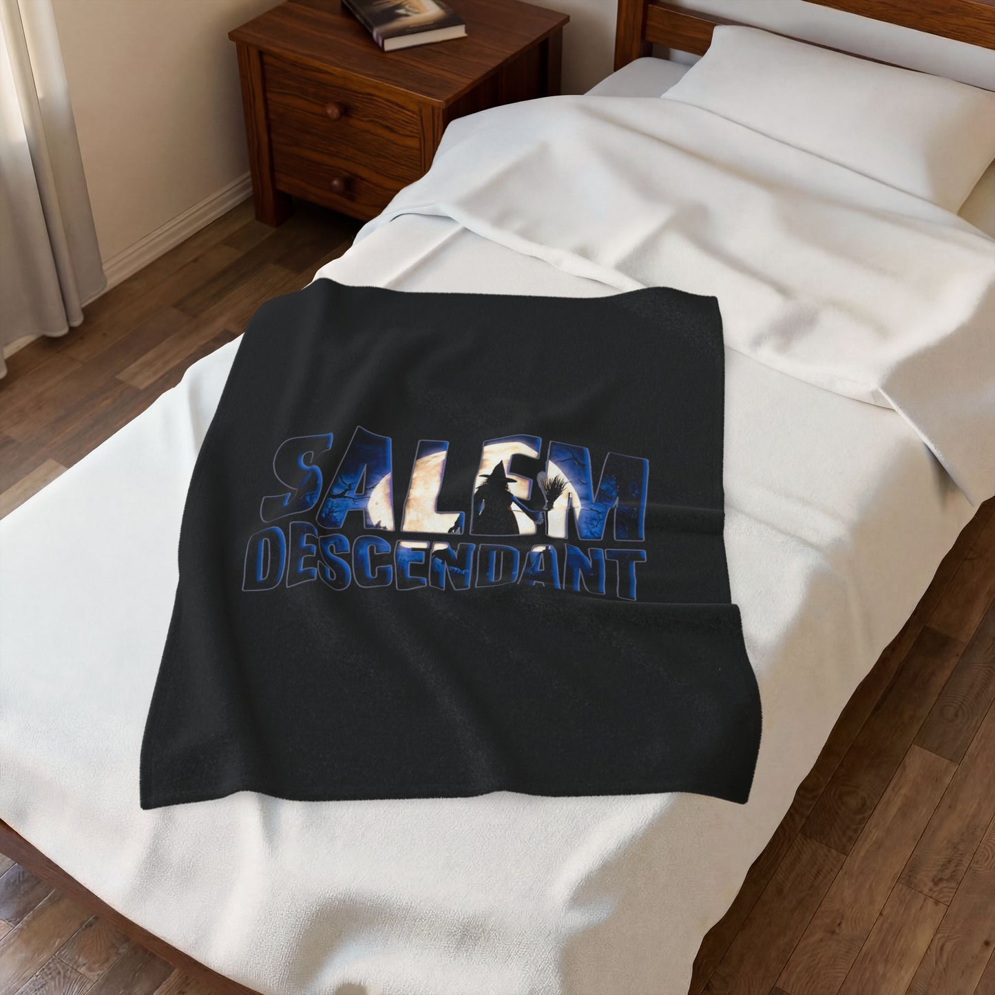 SALEM DESCENDANT Velveteen Plush Blanket