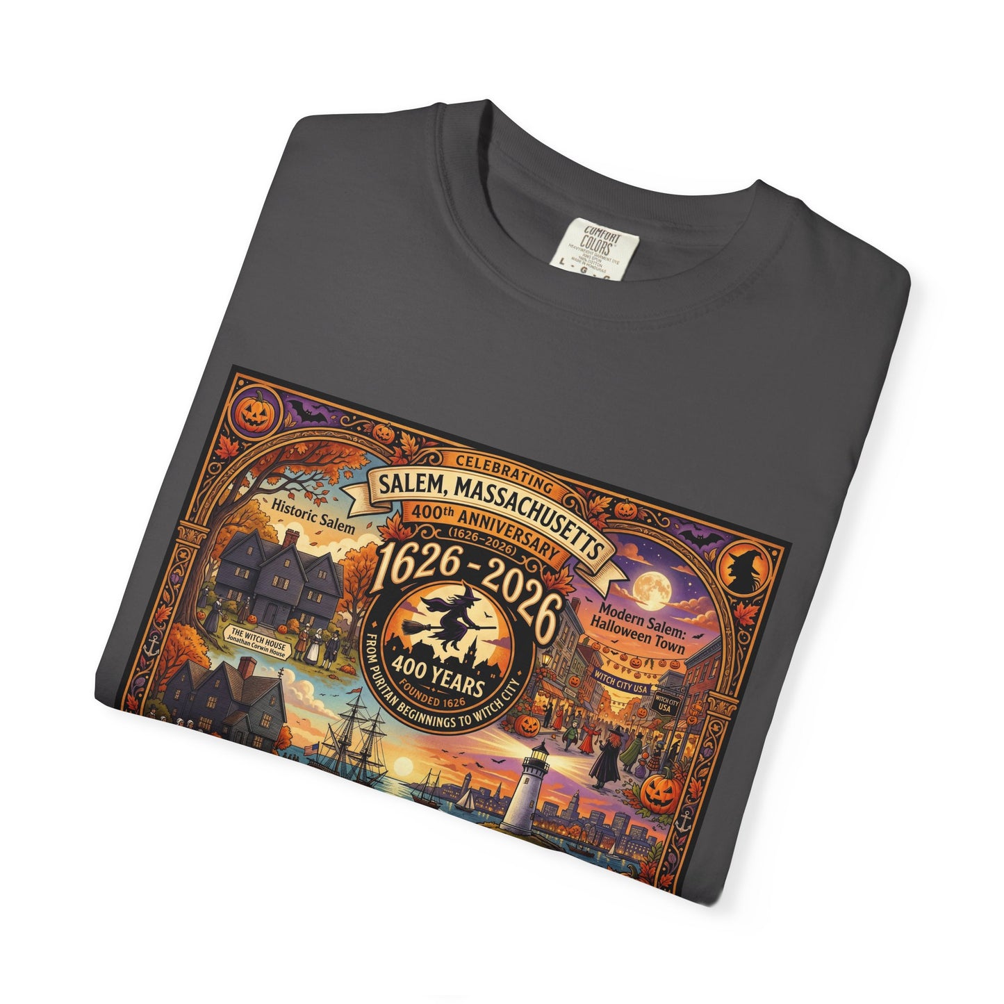 Celebrating Salem 400 Unisex Garment-Dyed T-shirt