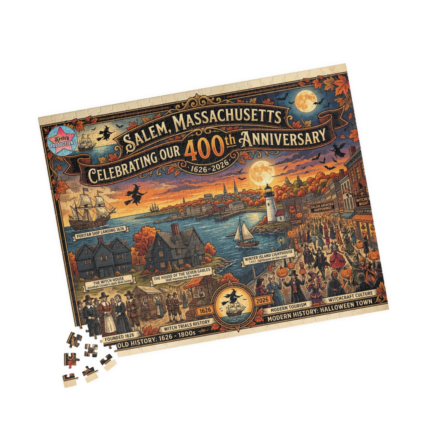 Salem's 400thj Puzzle (110, 252, 520, 1014-piece)