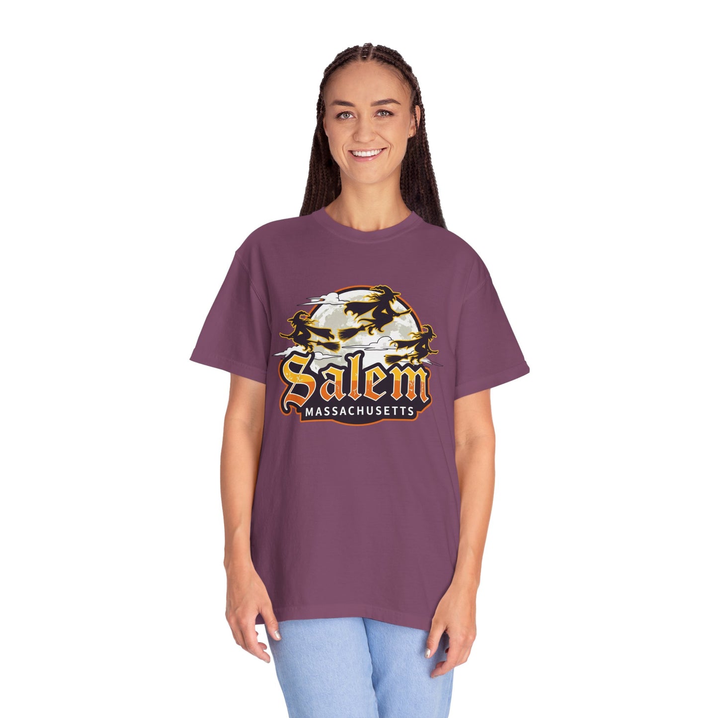 SALEM LOGO Unisex Garment-Dyed T-shirt