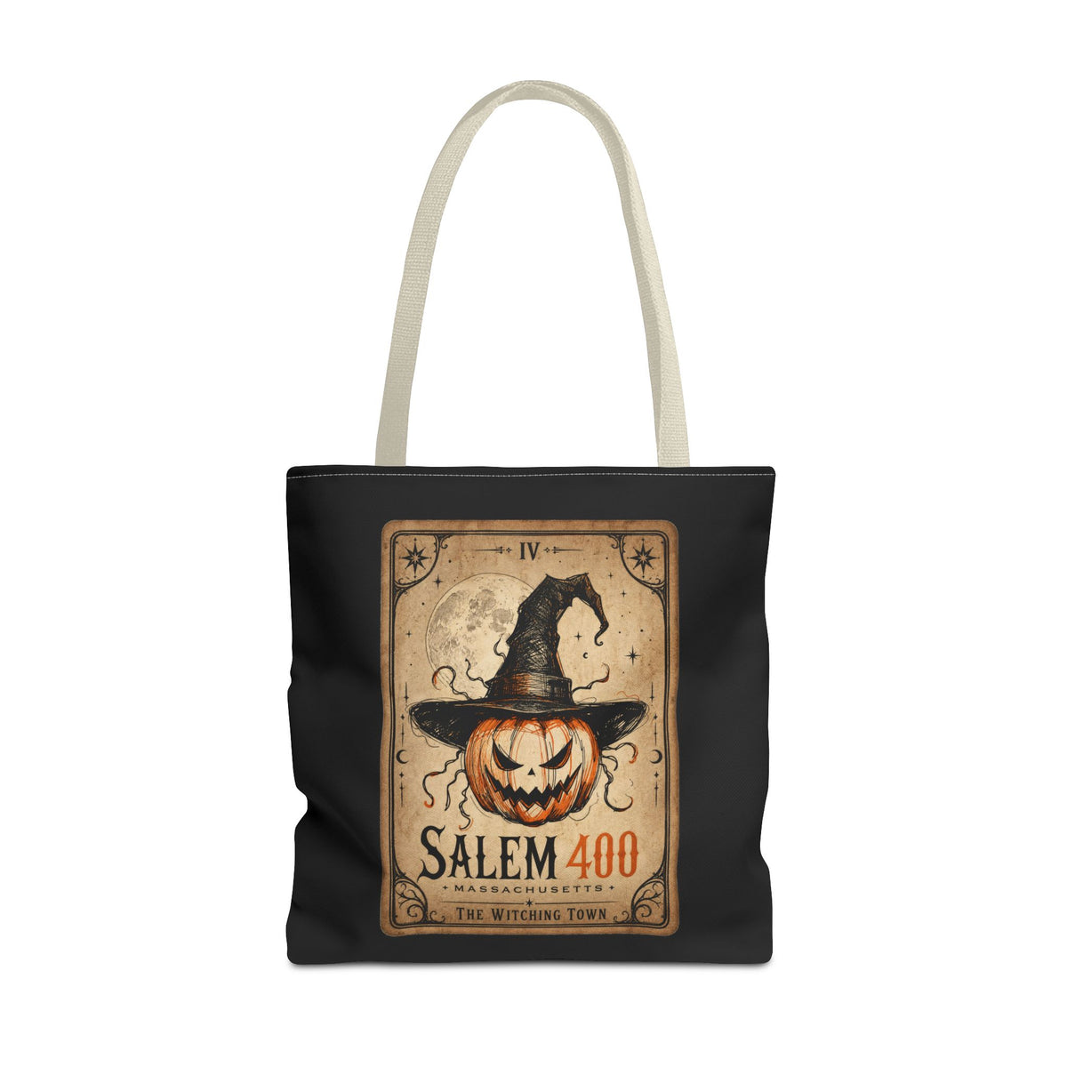 PUNKIN TAROT Tote Bag (AOP) – alternate view | SalemFootsteps