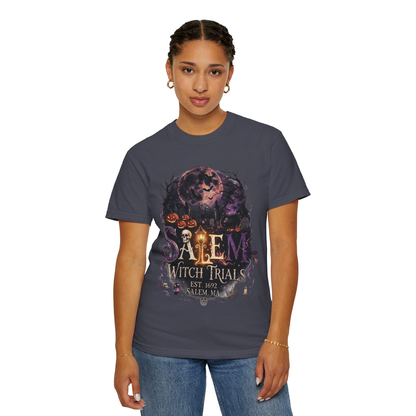 SALEM WITCH TRIALS Unisex Garment-Dyed T-shirt