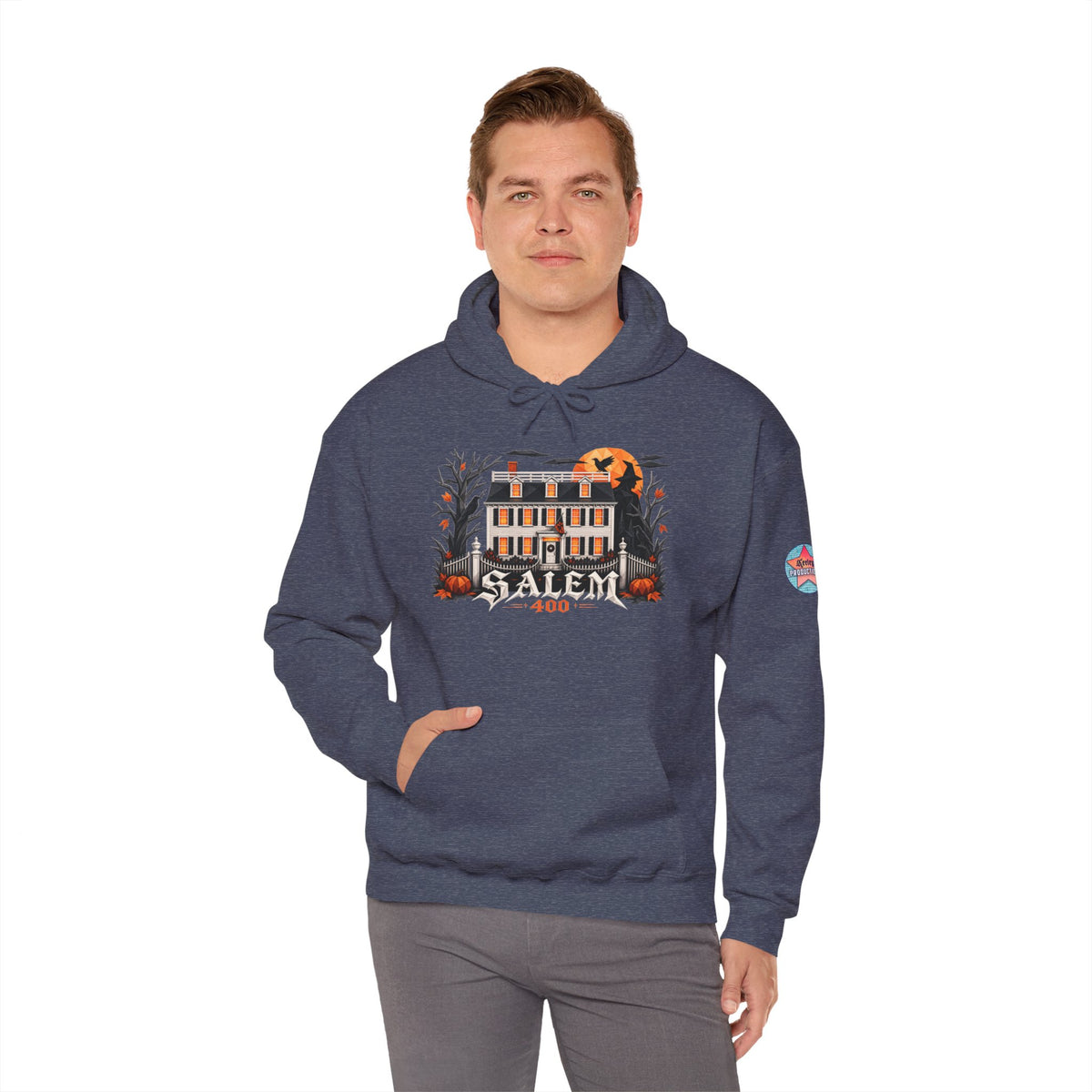 Salem 400 Ropes Mansion - Unisex Heavy Blend™ Hooded Sweatshirt