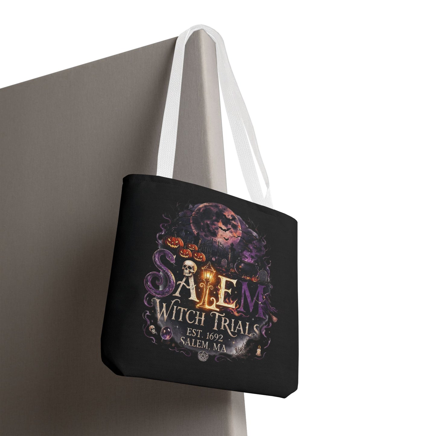 SALEM WITCH TRIALS Tote Bag (AOP)