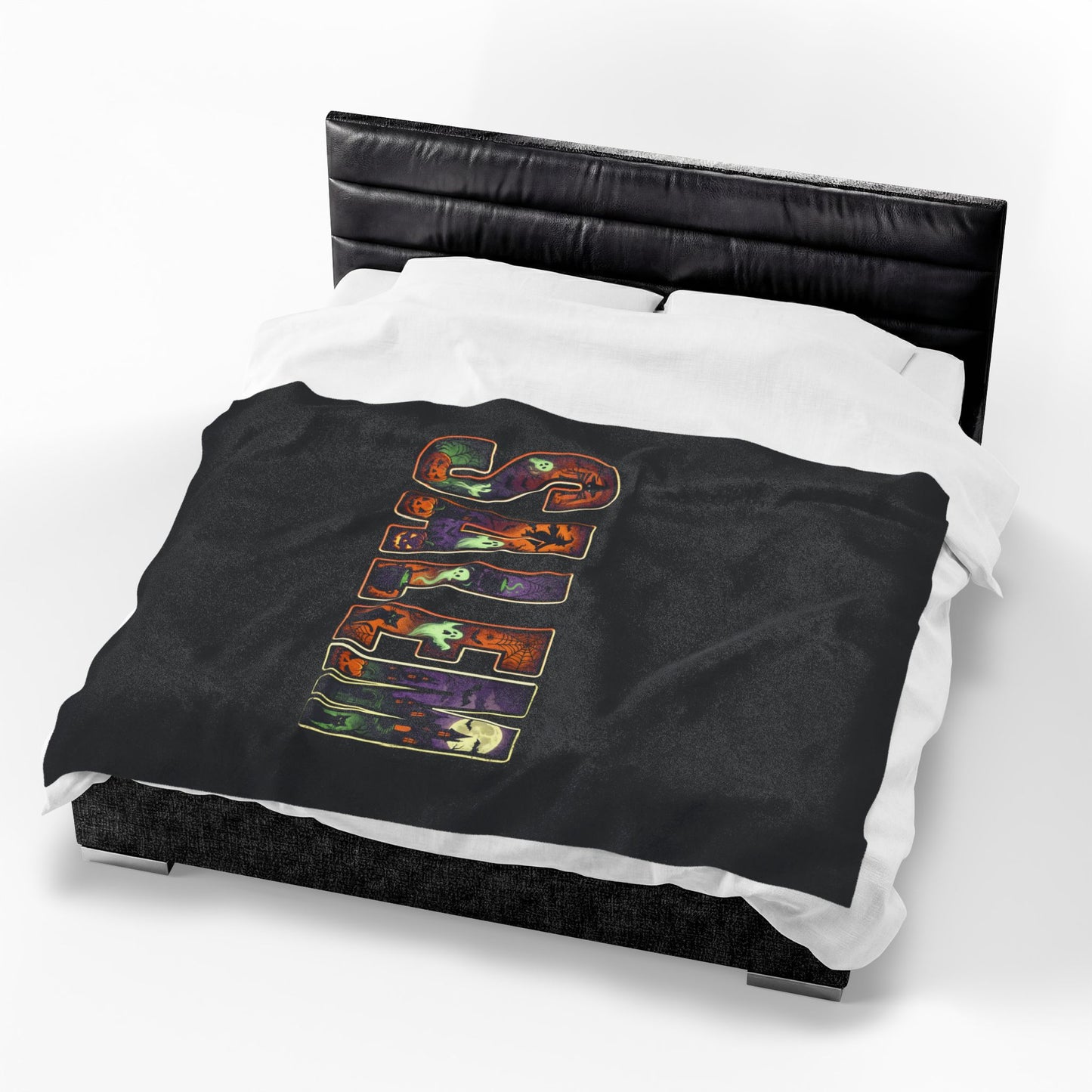 SALEM Spooky Velveteen Plush Blanket