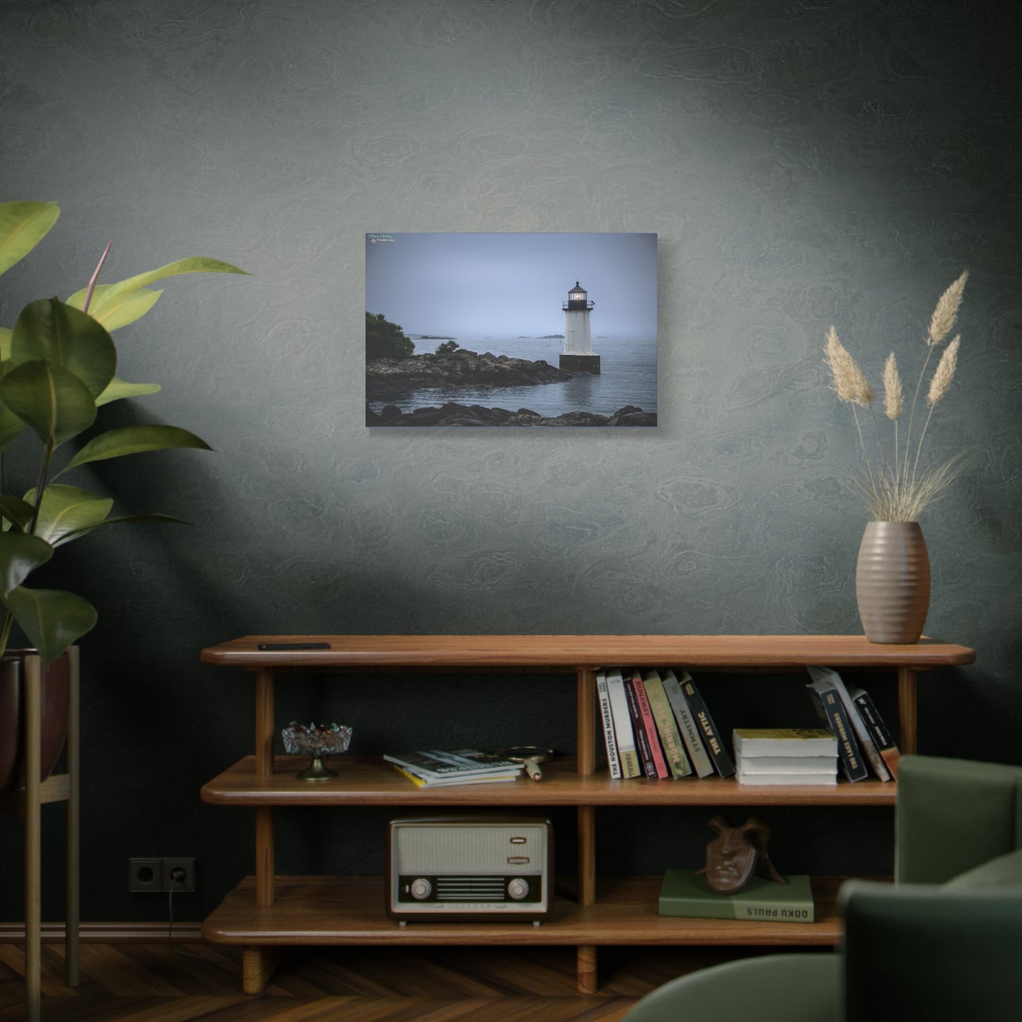 Winter Island Light - Matte Canvas, Stretched, 1.25"