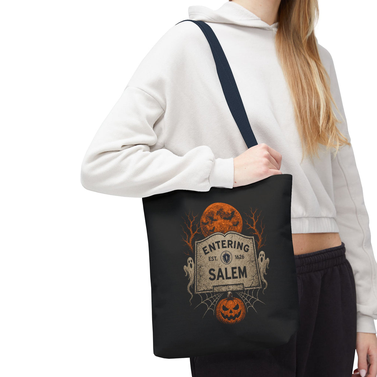 Halloween Entering Salem Tote Bag (AOP)