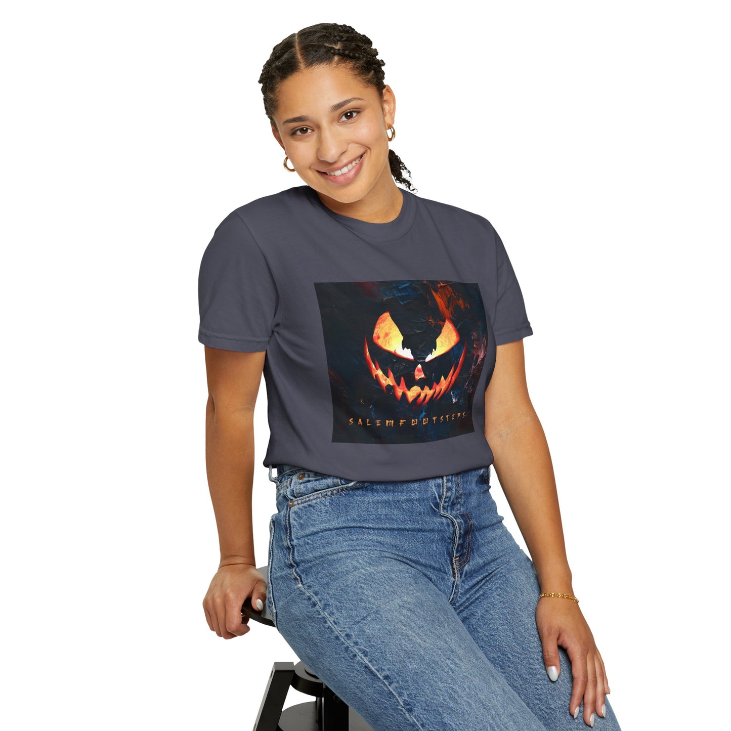 MIDNIGHT PUMPKIN Unisex Garment-Dyed T-shirt