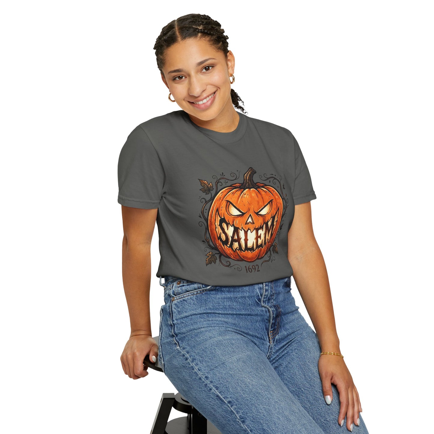 SALEM SMILE Unisex Garment-Dyed T-shirt