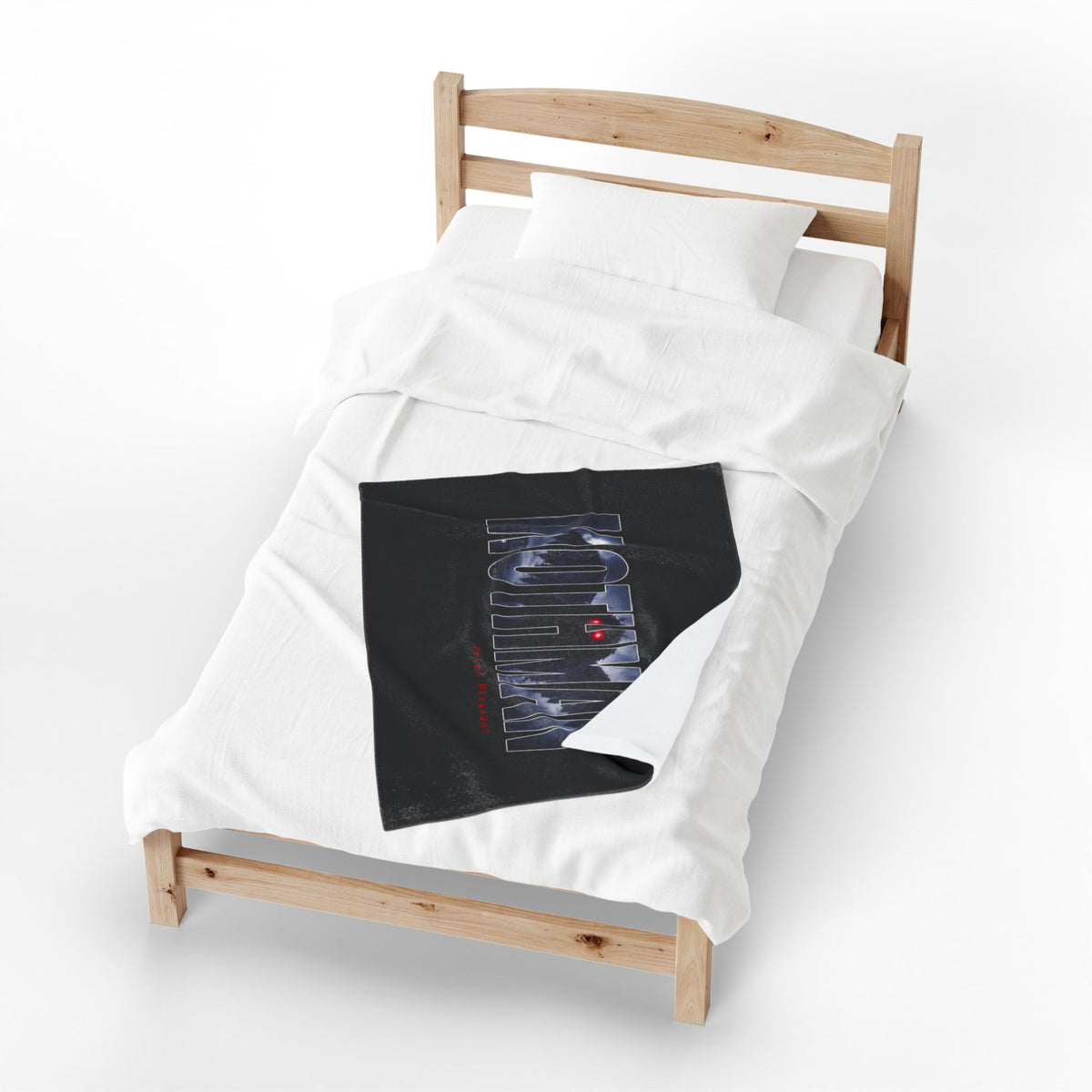 MOTHMAN LURKS Velveteen Plush Blanket