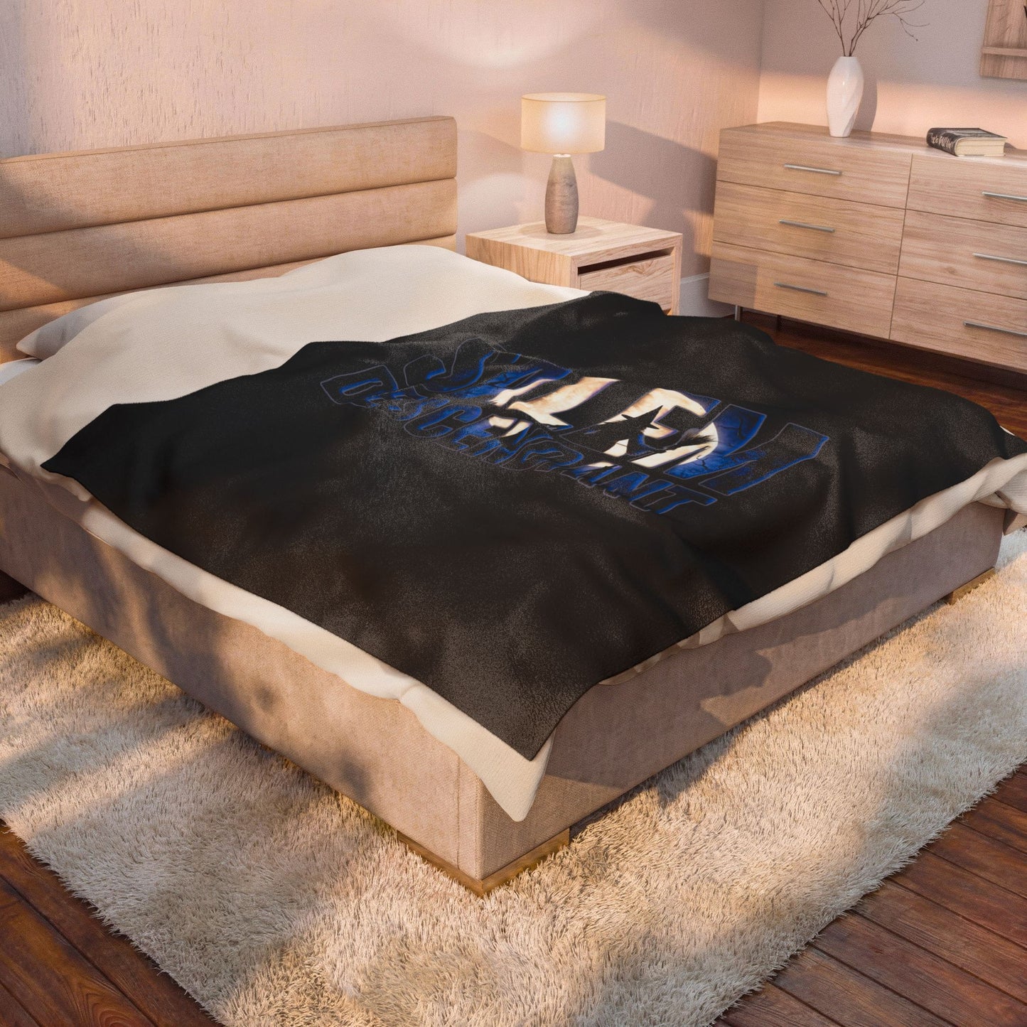 SALEM DESCENDANT Velveteen Plush Blanket