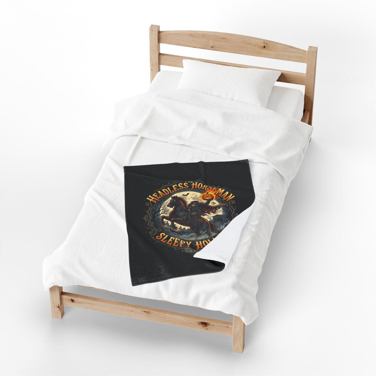 HEADLESS HORSEMAN Velveteen Plush Blanket